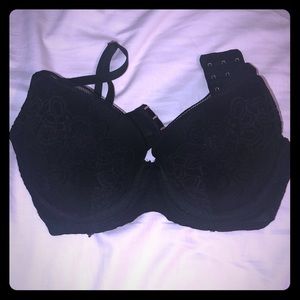 Black Lace Bra